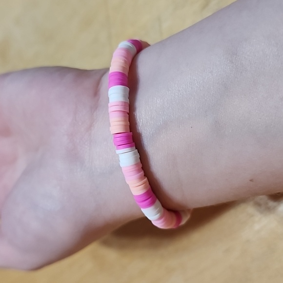 Sold! Handmade Clay Bead Bracelet 🤍 - Picture 3 of 4